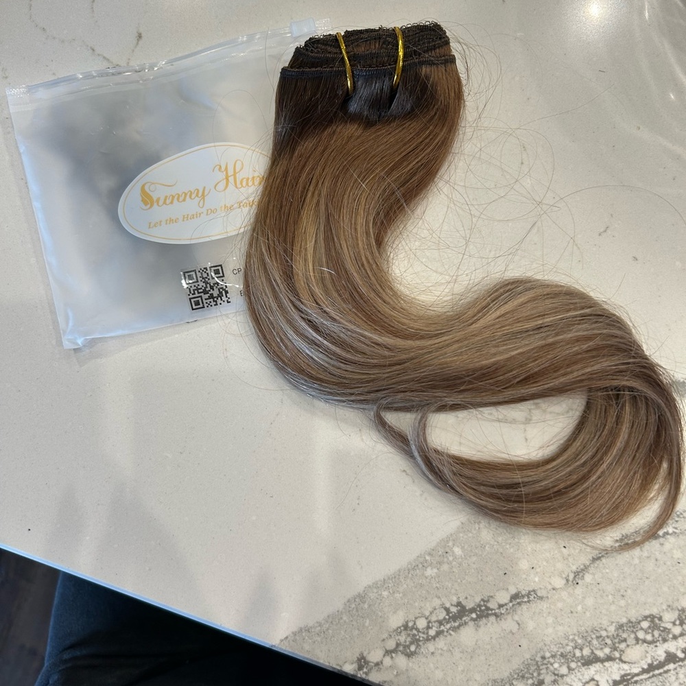 Brownish blonde Ombre Extension